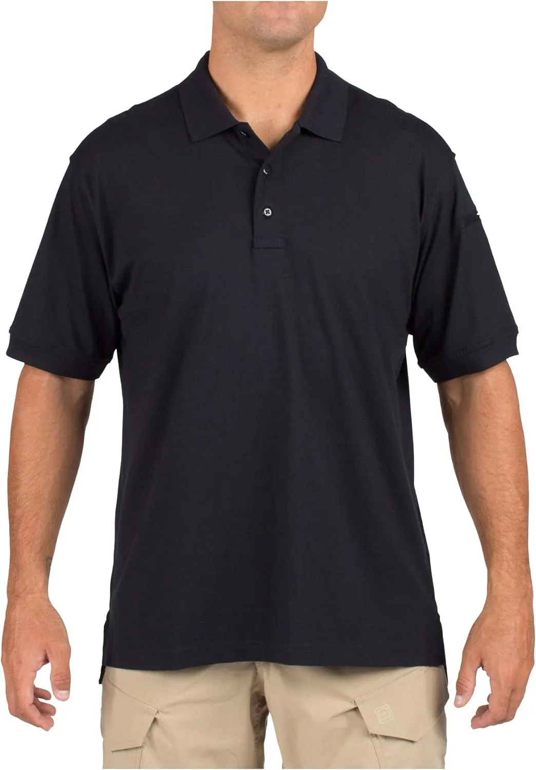 5.11 Tactical Men's Jersey Knit Short Sleeve Shirt, Wrinkle-Resistant Cotton, Pen Pocket, Style 71182