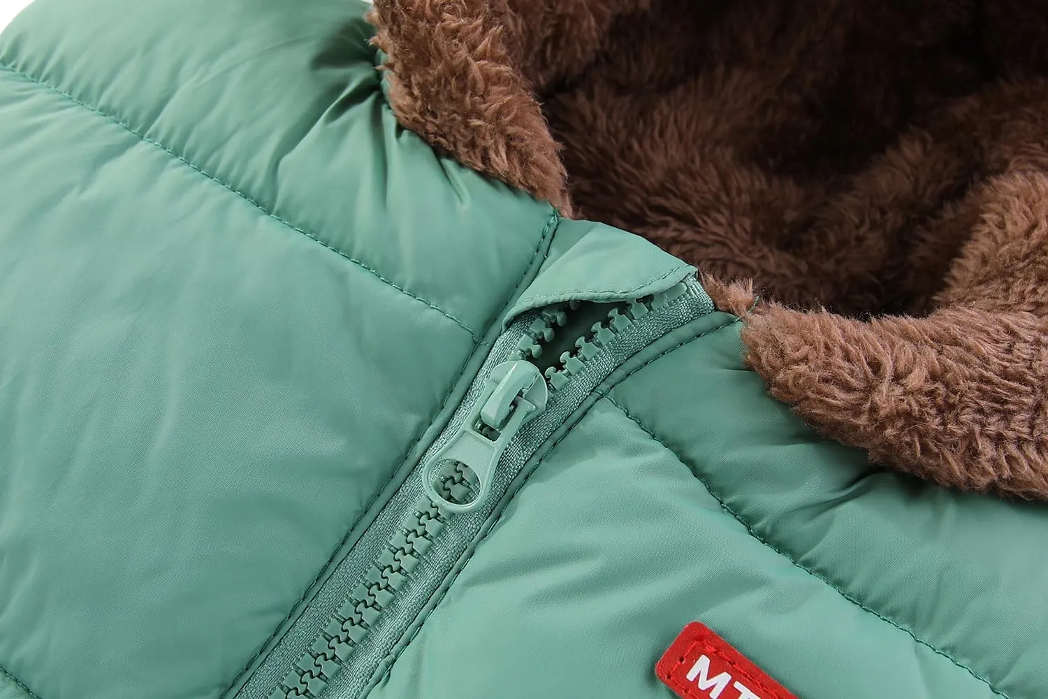 AIWUHE Toddler Boys Girls Hooded Puffer Vest Padded Warm Winter Jacket Sleeveless Bear ears Zipper Up Coat with pocket 1-7Y