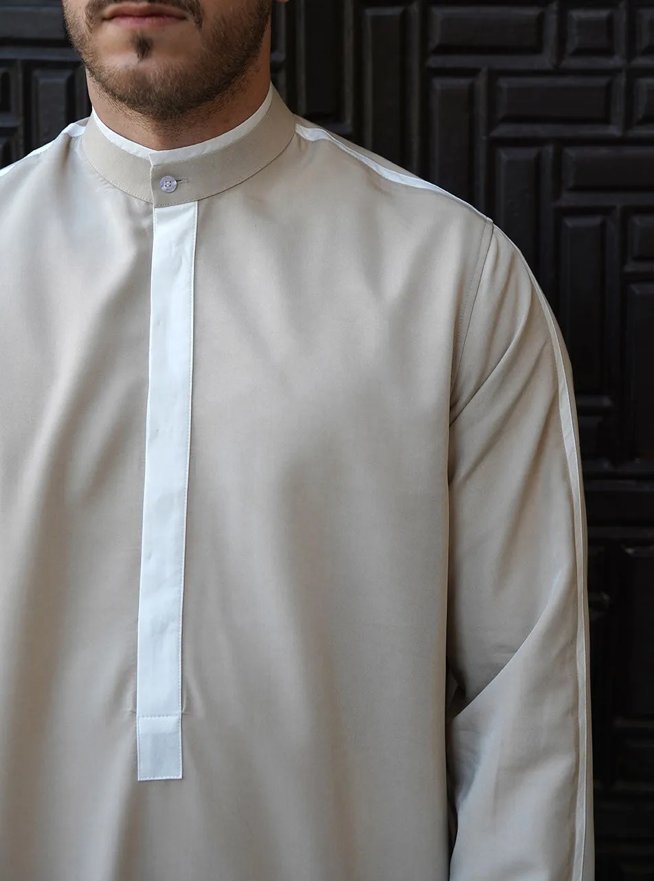 Contrast Trim Thobe