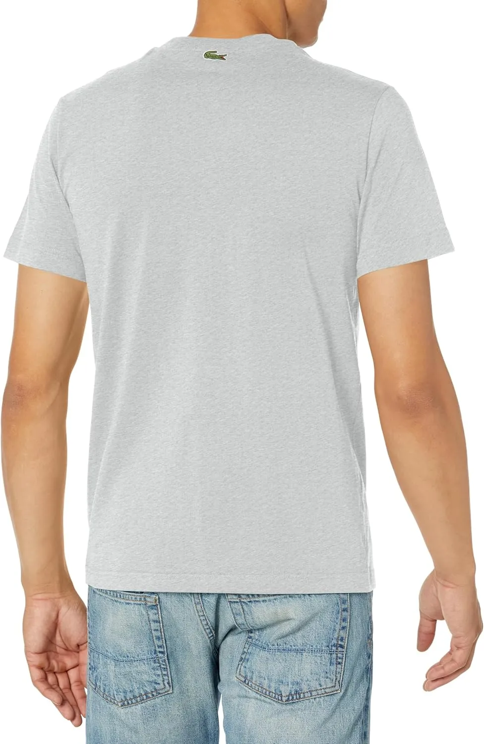 Lacoste Men's Short Sleeve Crew Neck Croc Graphic T-Shirt