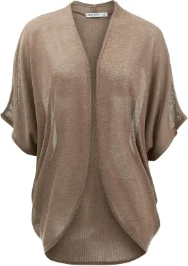 Lock and Love Kimono Style Women's Short Sleeve Open-Front Batwing Cardigan Loose fit