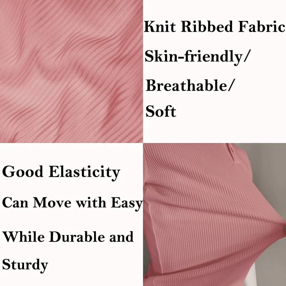 Men's Muscle Slim Fit Polo Shirts Long&Short Sleeve Stretch T-Shirts Casual Stylish Tee for Golf Workout