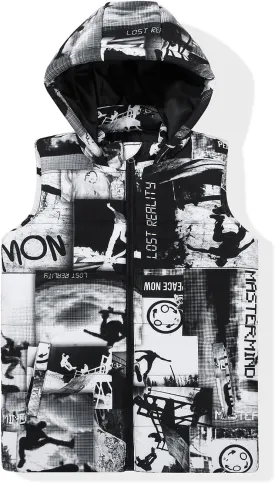 SNOW DREAMS Boys Puffer Vest Hooded Quilted Outwear Sleeveless Jacket Lined Zipper Waistcoat