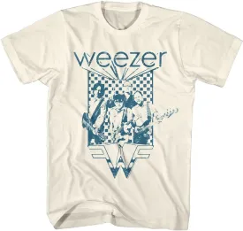 Weezer Rock Music Band & Logo Vintage Style Adult Short Sleeve T Shirt Graphic Tees