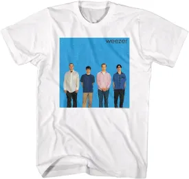 Weezer T Shirt Debut Album Cover Adult Short Sleeve T Shirts 90s Rock Vintage Style Graphic Tees