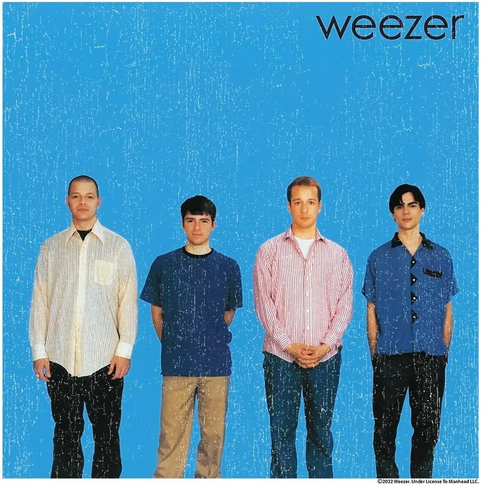 Weezer T Shirt Debut Album Cover Adult Short Sleeve T Shirts 90s Rock Vintage Style Graphic Tees
