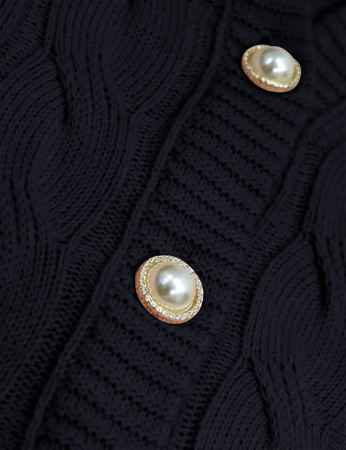 Women's Casual Slim Fit Cardigan Sweaters Long Sleeve Button Down Lightweight Waist Length
